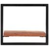 vidaXL Wall Shelves 2 pcs 40x24x35 cm Solid Wood Acacia and Steel