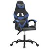 vidaXL Swivel Gaming Chair with Footrest Black&Camouflage Faux Leather