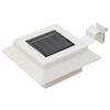 vidaXL Outdoor Solar Lamps 12 pcs LED Square 12 cm White