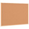 vidaXL Cork Board with Solid Pine Wood Frame 80x55 cm