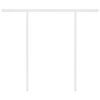 vidaXL Manual Retractable Awning with Posts 3x2.5 m Blue and White