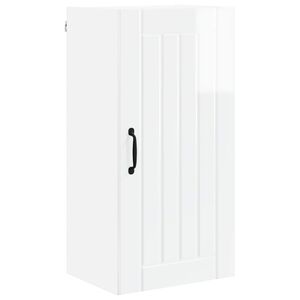vidaXL Wall Cabinet LUCCA High Gloss White 40 x 31 x 80 cm