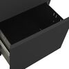 vidaXL Mobile File Cabinet Anthracite 39x45x67 cm Steel
