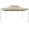 vidaXL Foldable Tent Pop-Up 3x4.5 m Cream White