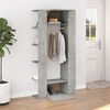vidaXL Hallway Cabinets 2 pcs Concrete Grey Engineered Wood