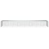 vidaXL 4-Panel Rabbit Cage 433x109x54 cm Galvanised Iron