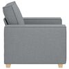 vidaXL Sofa Chair Light Grey 100x78x84 cm Fabric