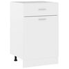 vidaXL Drawer Bottom Cabinet Lyon White 50x46x81.5 cm Engineered Wood