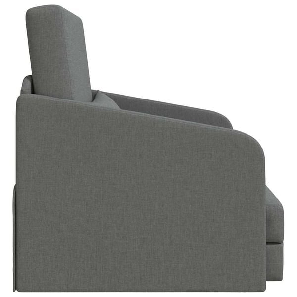 vidaXL Sofa Bed Dark Grey 65 x 80 x 83 cm Fabric