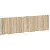vidaXL Wall-Mounted Headboard BREDA Sonoma Oak Engineered Wood