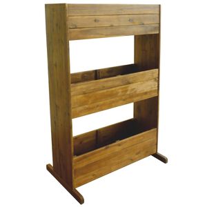 vidaXL Garden Raised Bed | Natural wood