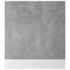 vidaXL Dishwasher Panel Lyon Concrete Grey 59.5x3x67 cm Engineered Wood