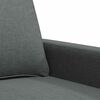 vidaXL 2-Seater Sofa Dark Grey 120 cm Fabric