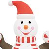 vidaXL Christmas Inflatable Snowman with LEDs 630 cm
