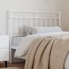vidaXL Metal Replace Headboard White 107 cm