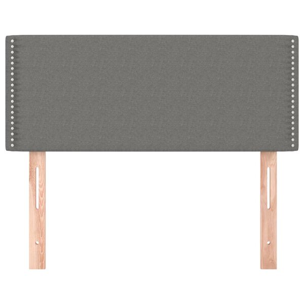 vidaXL Headboard Dark Grey 100 cm Fabric