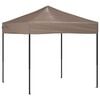 vidaXL Party Tent | Taupe | 210D Oxford Fabric with Silver Coating | 2x2 m