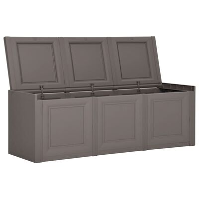 vidaXL Cushion Box Grey 125x40x42 cm