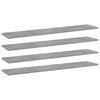vidaXL Bookshelf Boards 4 pcs Concrete Grey 100x20x1.5 cm