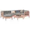 vidaXL 7 Piece Garden Sofa Set with Cushions Solid Wood Douglas Fir