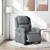 vidaXL Electric Massage Recliner Chair Dark Grey Velvet