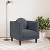 vidaXL Sofa Chair with Cushion Dark Grey Velvet