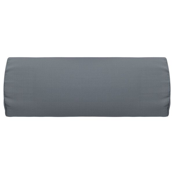 vidaXL Deck Chair Headrest Grey 40x7.5x15 cm Textilene