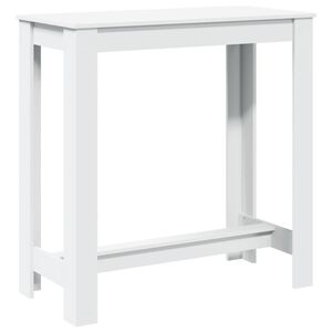 vidaXL Bar Table White 102x50x103,5 cm Engineered Wood