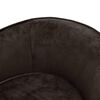 vidaXL Dog Sofa Brown 69x49x40 cm Plush