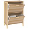 vidaXL Shoe Cabinet 57.5x33x80 cm Engineered Wood
