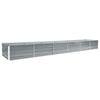 vidaXL Raised Bed | Grey | Galvanised steel | Large | Durable | Raised Bed