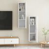 vidaXL TV Cabinets 2 pcs White 30.5x30x110 cm Engineered Wood