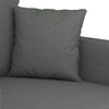 vidaXL Sofa Chair Dark Grey 60 cm Fabric