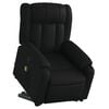 vidaXL Electric Massage Recliner Chair Black Faux Leather
