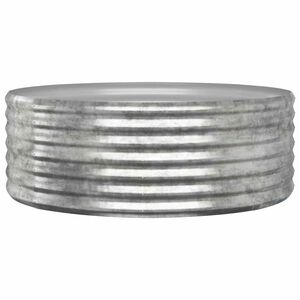 vidaXL Garden Raised Bed | Silver | Powder-coated steel