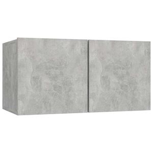 vidaXL Hanging TV Cabinet Concrete Grey 60x30x30 cm