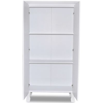 vidaXL Wooden Wedding Cabinet Chinese Style with 3 Shelves and 2 Doors
