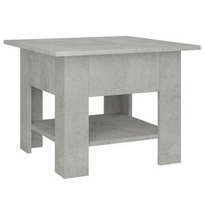 vidaXL Coffee Table Concrete Grey 55x55x42 cm Engineered Wood