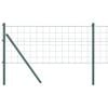 vidaXL Ground Fix Welded Wire Fence 10 x 0.8 m (W x H)