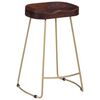 vidaXL Gavin Bar Stools 2 pcs Solid Mango Wood