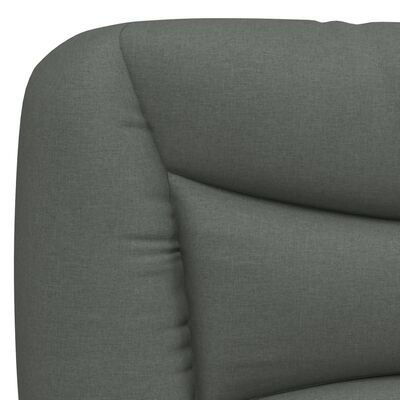 vidaXL Headboard Cushion Dark Grey 180 cm Fabric