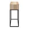 vidaXL Console Table 105x30x75 cm Engineered Wood and Iron