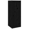 vidaXL Wall Cabinets 2 pcs Black 30x30x80 cm Solid Wood Pine