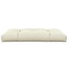 vidaXL Pallet Cushion Cream 120x80x12 cm Fabric