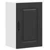 vidaXL Kitchen Wall Cabinet Kalmar Black Engineered Wood