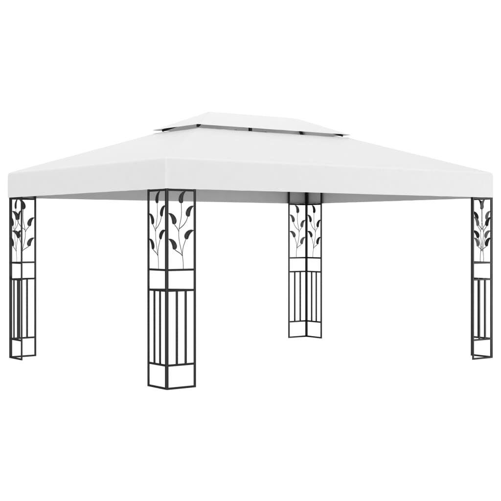 vidaXL Gazebo with Double Roof 3x4 m 