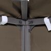 vidaXL Gazebo Top Cover 310 g/m² 3x3 m Taupe