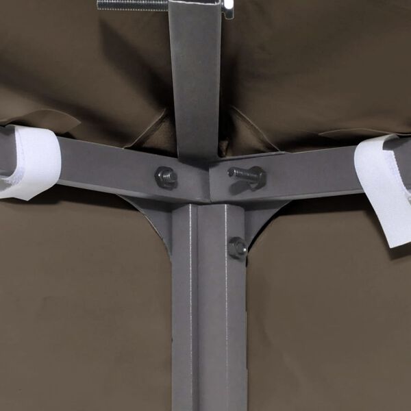 vidaXL Gazebo Top Cover 310 g/m² 3x3 m Taupe