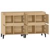 vidaXL Sideboards 2 pcs Sonoma Oak 60x35x70 cm Engineered Wood