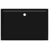 vidaXL Rectangular ABS Shower Base Tray Black 80x120 cm